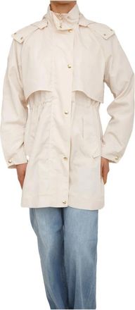 Liu Jo Giaccone - Dames - Parka Jassen - Beige - S - Polyester - Jassen