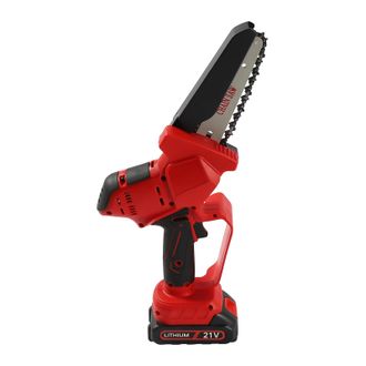 OEM Sierra El&eacute;ctrica Compacta Y Port&aacute;til, Funciona Con Bater&iacute;a Recargable, Color Rojo
