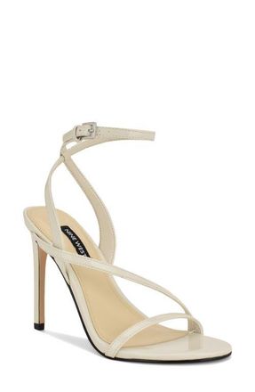 Nine West Miorla Ankle Strap Sandal in Ivory at Nordstrom, Size 6.5