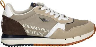 Aeronautica Schoenen, Heren, Beige, 41 EU, Leer, Sc 283Ct 3544 Sneakers