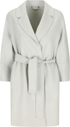 Max Mara Jas met ceintuur - Groen