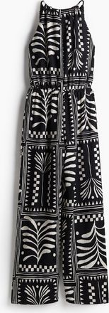 H&M Jumpsuit aus Strukturjersey - Schwarz