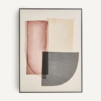 AM.PM Schilderij met linnen applicaties, DYA