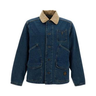 Filson Denim Jackets, male, Blue, Size: XS 11-oz. Denim Outfitter Jacket