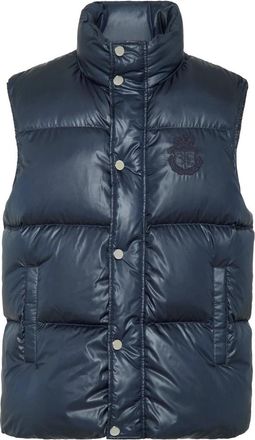Billionaire Boys Club Nylon Puffer Vest - Heren - Bodywarmers - Blauw - S - Nylon - Jassen