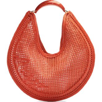 Arezzo Large Isla Shoulder Bag in Orange Nectar/Orange Nectar at Nordstrom
