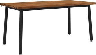 vidaXL Mesa De Comedor Cuadrada 160 X 70 X 75 Cm Natural Vidaxl