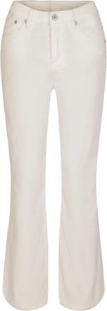 Denim Studio Jeff Original Cord Ecru Jeans - Dames - Bootcut Jeans - Beige - W29 - Denim - Jeans