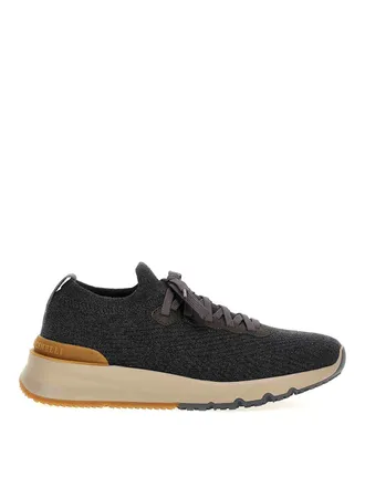 Brunello Cucinelli Knitted Sneakers