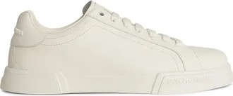 Dolce & Gabbana Portofino White Lear Sneakers