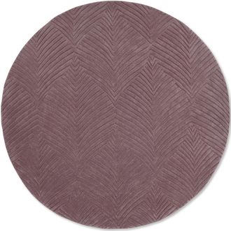 Wedgwood Runder Designer Teppich Folia Mink - handgetuftet, aus 100% reiner Schurwolle