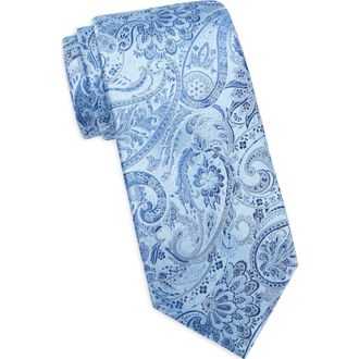 Tommy Hilfiger Maia Paisley Tie in Light Blue at Nordstrom Rack