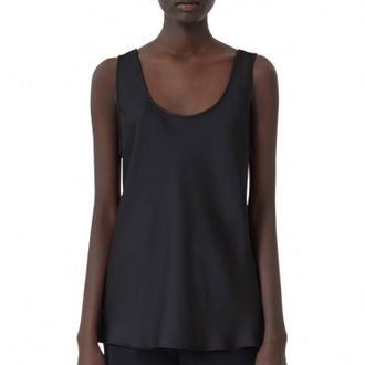 Closed Womens Shiny Top In Black