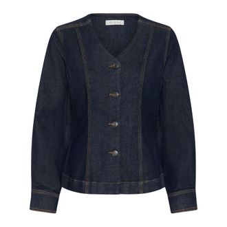Kaffe KAghita Shirt - - Blouses & Shirts - Donna - Blu - L