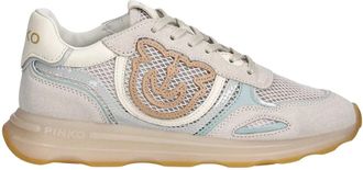 Pinko Zoe Sneakers - Dames - Sneakers - Beige - 38 EU - Leer - Schoenen