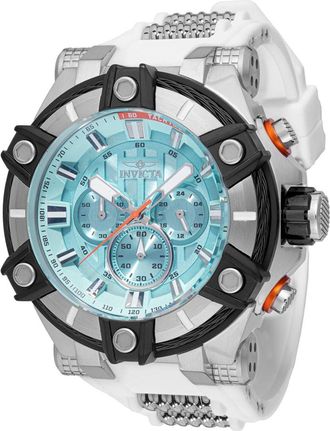 Invicta Bolt 49805 Heren Horloge - Quartz Uurwerk - Roestvrij Staal met blauwe Wijzerplaat - 52mm