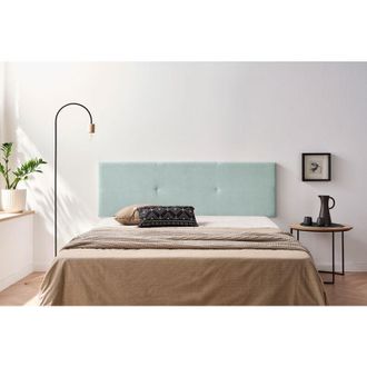 Moonia Moonia - Cabecero Tapizado alma Acualine 130x50x5 cm - verde agua