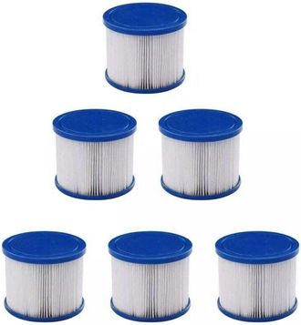 OEM Cartucho De Filtro, Paquete De 6 Cartuchos De Filtro De Repuesto Para Spas Inflables