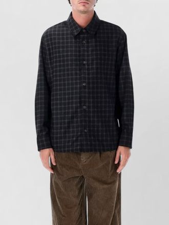 A.P.C. checked wool overshirt