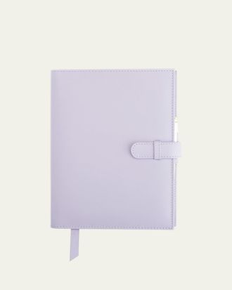 Royce Leather Monogrammed Executive Weekly Leather Calendar Planner