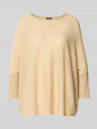 Joop Strickpullover aus Kaschmir mit 3/4-Arm in Beige, Gr&ouml;&szlig;e 34