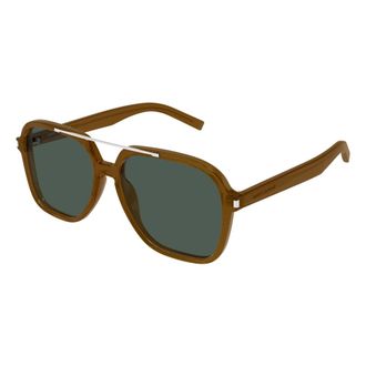 Saint Laurent Zonnebrillen - Dames - Accessoires - Bruin - Maat: 58 MM