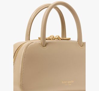 Kate Spade New York Womens Gracie Mini Bag in Grey | Smooth Leather