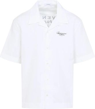 Givenchy Shirt - Heren - Korte mouwen Overhemden - Wit - L - Overhemden