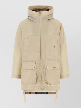 Barbour middlemarch hooded jacket adjustable cuffs hem