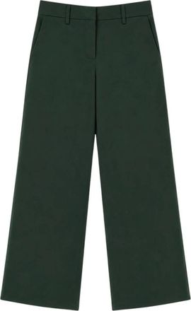 Max Mara Broeken, Dames, Groen, S, Katoen, Gang Broeken