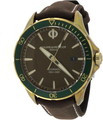 Baume & Mercier Automatisch Bronzen Clifton Club Horloge - Dames - Horloges - Bruin - ONE Size - Accessoires