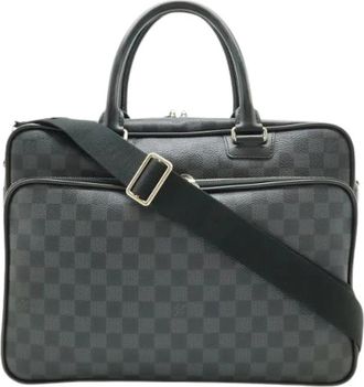 Louis Vuitton Pre-owned Damier Graphite Aktetas - Dames - Vintage Handtas - Zwart - ONE Size - Vintage