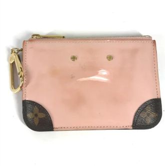 Louis Vuitton Pre-owned Leather Wallet - Dames - Vintage Accessoires - Roze - ONE Size - Leer - Vintage