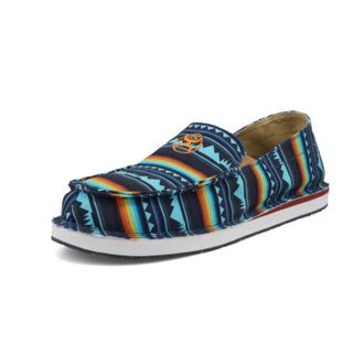 Twisted X Boots Mens Mhycl01 Hooey Slip On Loafer In Blue Multi