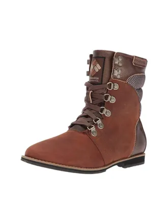 Columbia Womens Twentythird Ave Waterproof Boots In Brown/oxford Tan
