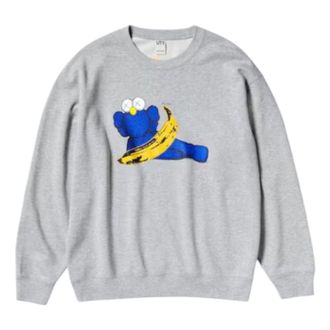 Uniqlo x KAWS x Warhol Graphic Sweatshirt Grey 472951-03
