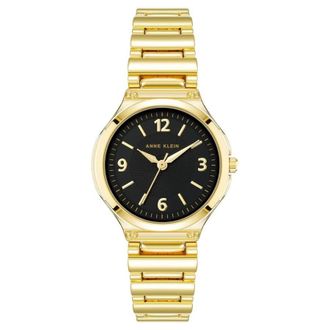 Anne Klein Classic Quartz Black Dial Ladies Watch AK/3812BKGB