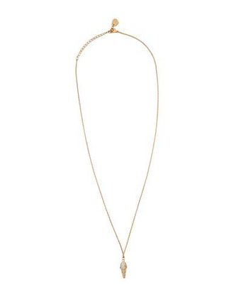 Estella Bartlett Pave Silver Ice cream on Gold Cone Pendant