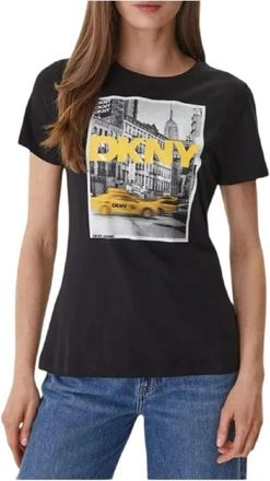 DKNY T-Shirt - Dames - T-shirts - Zwart - XS - Tops