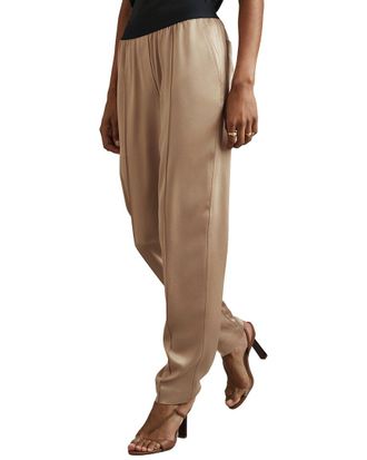 Reiss Elea Satin Occasion Taper Trouser