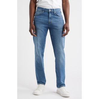 Mavi Steve Athletic Slim Fit Jeans in Mid Shaded Williamsb at Nordstrom Rack, Size 40 X 32