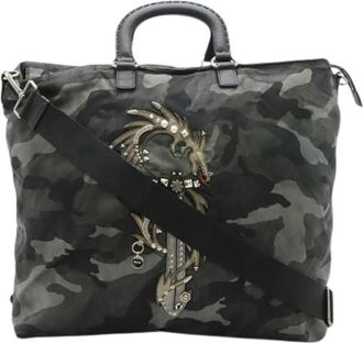 Prada Pre-owned Dragon Camouflage Nylon 2way Tote Bag - Dames - Vintage Shopper - Veelkleurig - ONE Size - Nylon - Vintage