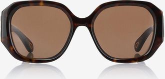 Chloé Quadratische Sonnenbrille in Schildpattoptik Marcie