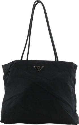 Prada Black Nylon Tote Bag (Pre-Owned)