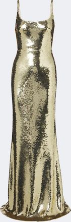 DAVID KOMA Sequined gown