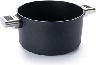 Woll Ecologic Pro Nonstick Stock Pot 9.5-Inch, 4.75 Quart in Black at Nordstrom