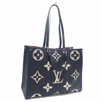 Louis Vuitton Monogram Empreinte Beige Black Monogram Empreinte Tote Bag (Pre-Owned)