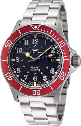 Glycine Combat Sub Automatic Grey Dial Mens Watch GL0078