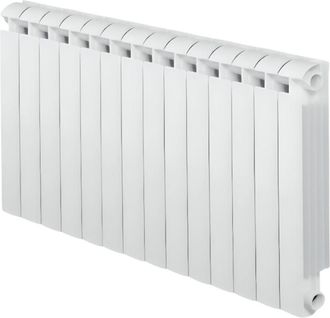 Global Radiador De Calefacci&oacute;n Central Klass 800 De Fundici&oacute;n De Aluminio Blanco 2268w De 14 Elementos