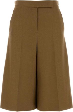 Max Mara Dames, Korte broeken, Bruin, Maat: 2XS
